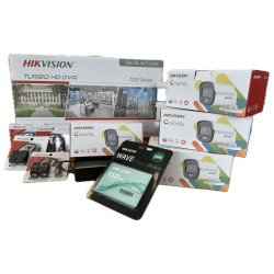 KIT DE CAMARAS COLOR VU + DVR + DISCO