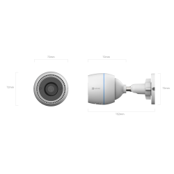 CAMARA IP EZVIZ BULLET (C3TN 1080P, 2.8MM),WIFI, VISION NOCTURNA IR HASTA 30M. H.265. IP67