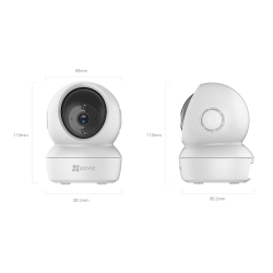 CAMARA IP EZVIZ REDONDA PT WIFI-2MPX-ICR- MICROFONO