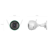 CAMARA IP EZVIZ BULLET WIFI (C3N 1080P/2.8MM) VISION NOCTURNA EN COLOR 2MPX , ICR, 0LUX CON IR. H. 2