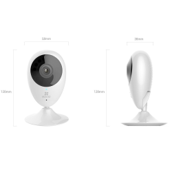 CAMARA IP EZVIZ TIPO GOTA WIFI (C2C 720P), 1 MP, ICR, 0LUX CON IR 2.8MM, 15FPS, H.264, DC5V/1A ADAPT