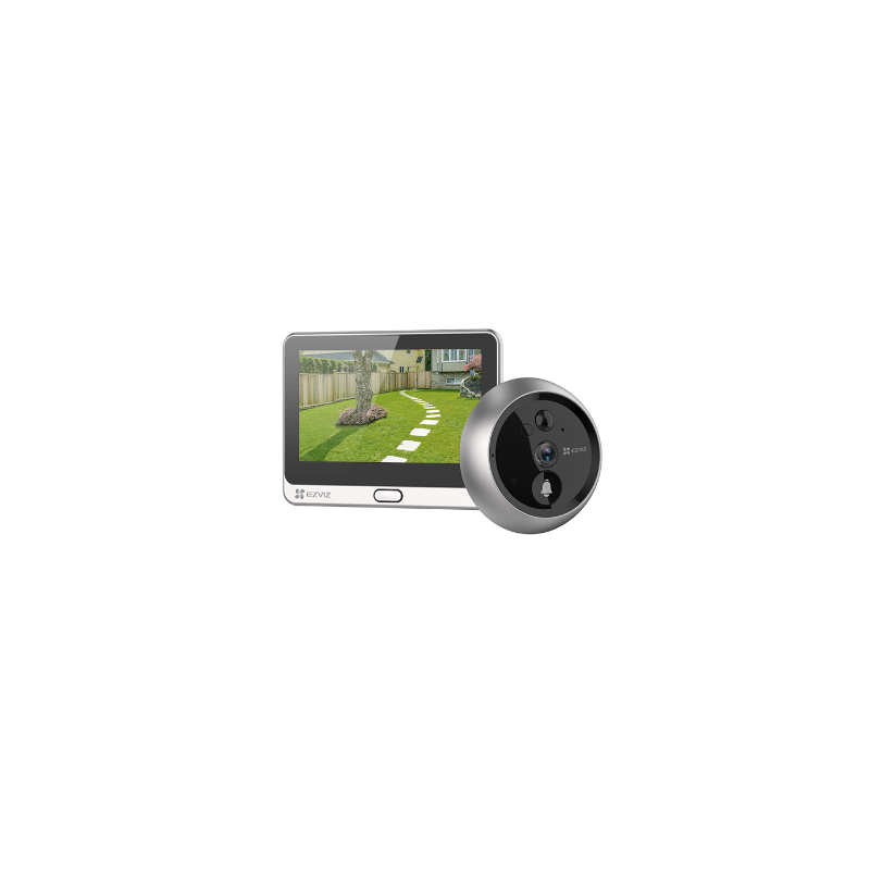 CAMARA Y PANTALLA IP EZVIZ WIFI DP2C 2MP, VISION NOCTURNA 5M, DETECCION DE MOVIMIENTO BAT 4600MAH MI