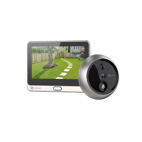 CAMARA Y PANTALLA IP EZVIZ WIFI DP2C 2MP, VISION NOCTURNA 5M, DETECCION DE MOVIMIENTO BAT 4600MAH MI